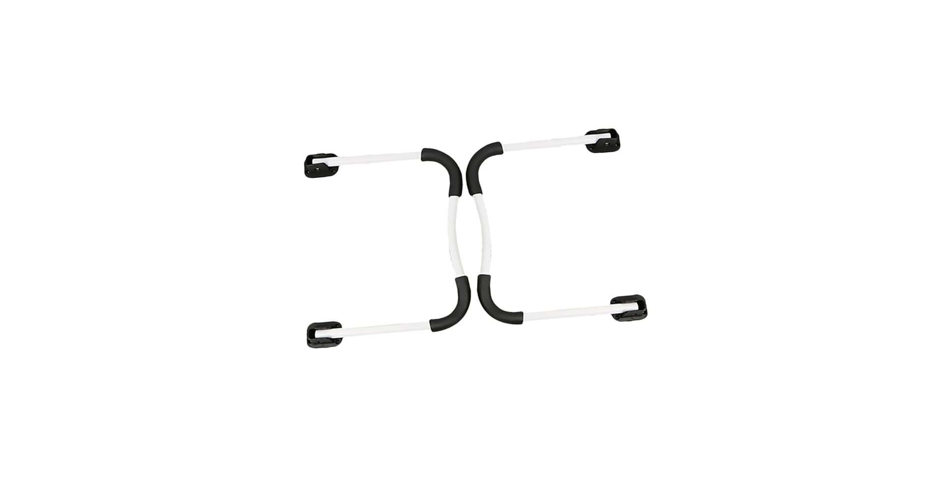 jojofuny 2pcs Folding Table Legs Sturdy Iron Desk Leg
